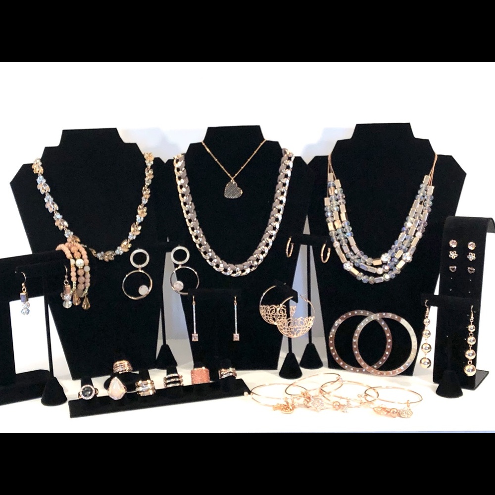 Rose gold jewelry bundle